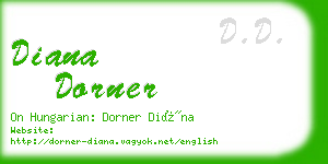 diana dorner business card
